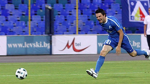 Христо Йовов е известен като Бижутера неслучайно. Неговият гол през 2005-а донесе последната победа на Левски над отбор-шампион на Европа. 1:0 над Марсилия на "Герена".