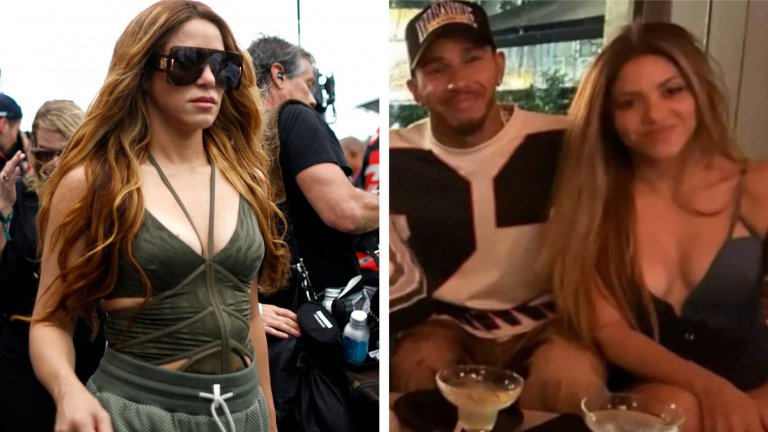 Шакира и Хамилтън купонясват заедно цяла нощ