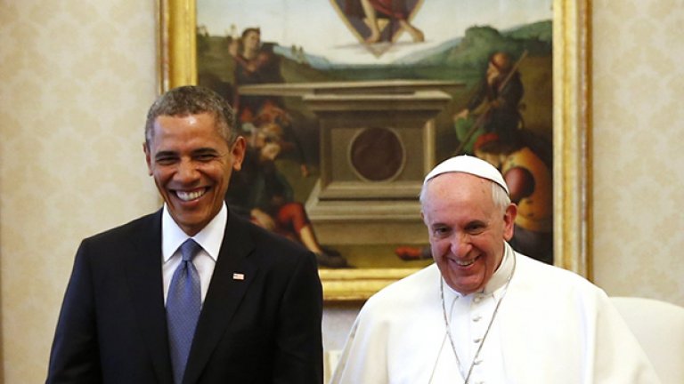 На Обама май много му харесва в Рим