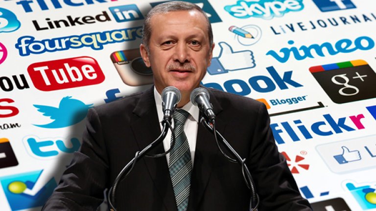 След Twitter и YouTube Реджеп Ердоган търси блокиране на всички варианти за интернет съпротива