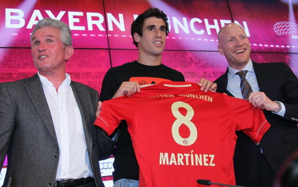 Хави Мартинес (от Атлетик Билбао през 2012-а)
Трансферът на Мартинес бе показен за политиката на Байерн отново да влага солидни суми в първия отбор. Баварците надцакаха редица европейски грандове за подписа на испанеца, който вече влиза в шестия си сезон за клуба.
