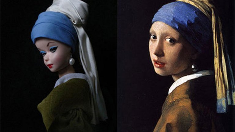 Картината Момичето с перлената обица, известна като „Мона Лиза от Севера“ Йоханес Вермеер (1665 -66)