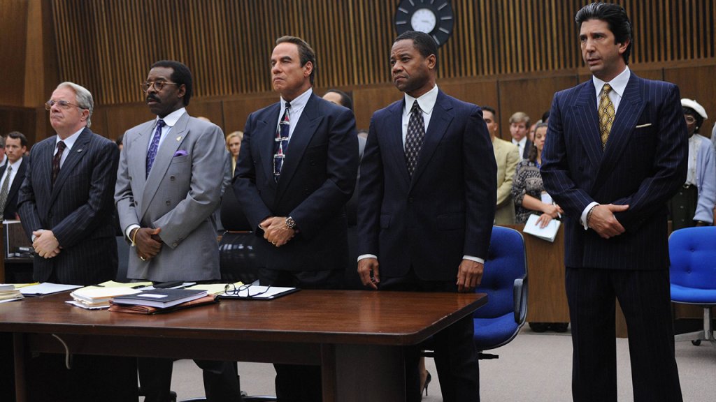 The people v. O.J. Simpson: American crime story. Историята се върти около известното дело срещу О Джей Симпсън и е базирана на книгата на Джефри Туубин с едноименно заглавие. Първоначално, настроенията към сериала не бяха много позитивни. Сценарист е Рай