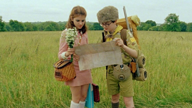 Moonrise Kingdom е историята на две 12-годишни влюбени гълъбчета
