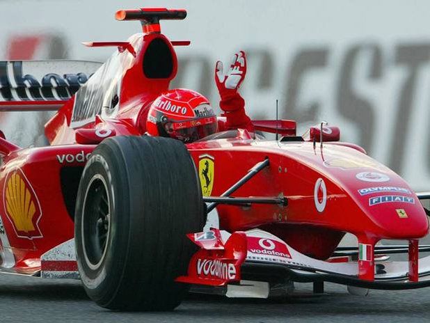 2004: Пета поредна титла с Ferrari и седма за Михаел