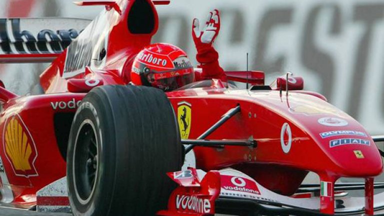 Шумахер остава в историята като най-успешният пилот на Ferrari