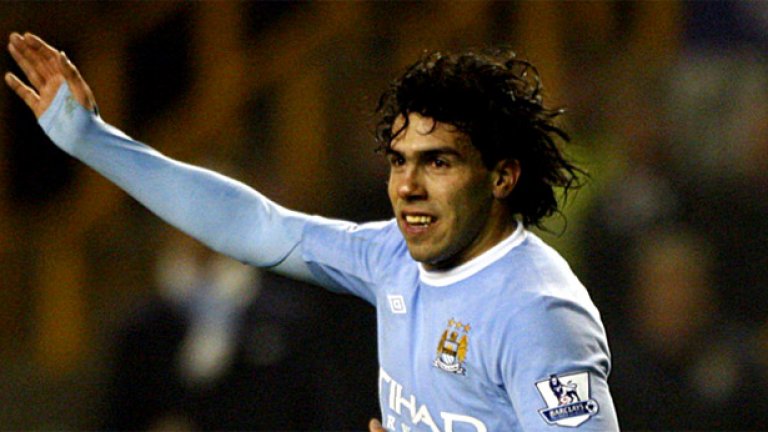 Карлос Тевес направи хеттрик при класическата победа на Манчестър Сити над Уест Бромич
и вече е само на гол от Димитър Бербатов в класацията на стрелците във Висшата лига