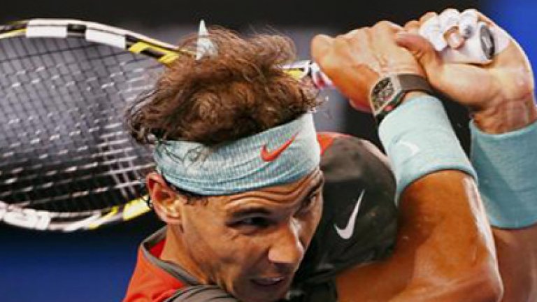 Контузия в гърба измъчи Надал