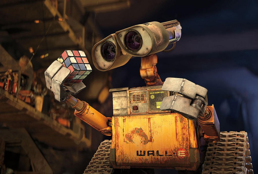 2. \"Wall-E\" 
Епична любовна история без нито една произнесена дума - това е нещо специално. \"Up\" го постигна в първите 10 минути на филма, но \"Wall-E\" го поддържа през цялото време. 