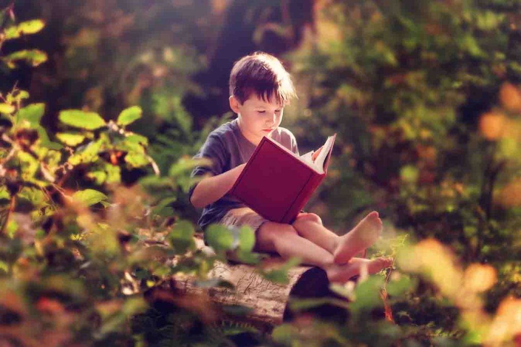 дете, книга, четене