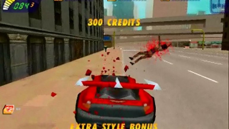 Carmageddon
На пръв поглед това е обикновена игра, в която се състезаваш с противникови автомобили в рамките на най-различни местности – град, мина, индустриален сектор. По пътя си обаче можеш не само да потрошиш останалите участници в надпреварата, но и да премачкаш пешеходците по особено зрелищен начин.
Очевидно последното не беше по вкуса на всеки и Carmageddon се оказа забранена в редица държави, включително Бразилия. Някои дори настояваха вместо хора, експлодиращи като балон, пълен с кръв, да има зомбита или роботи. Това обаче беше при първото излизане на играта през 1997 г. Днес газенето на пешеходци в игрите е толкова разпространено, че никой вече не му обръща внимание.