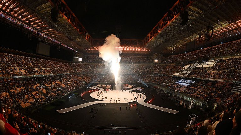 С грандиозна церемония на четири локации бяха открити Игрите в Милано и Кортина