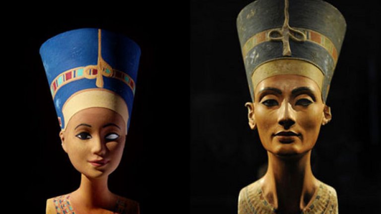 Бюстът на Нефертити в Берлинския музей