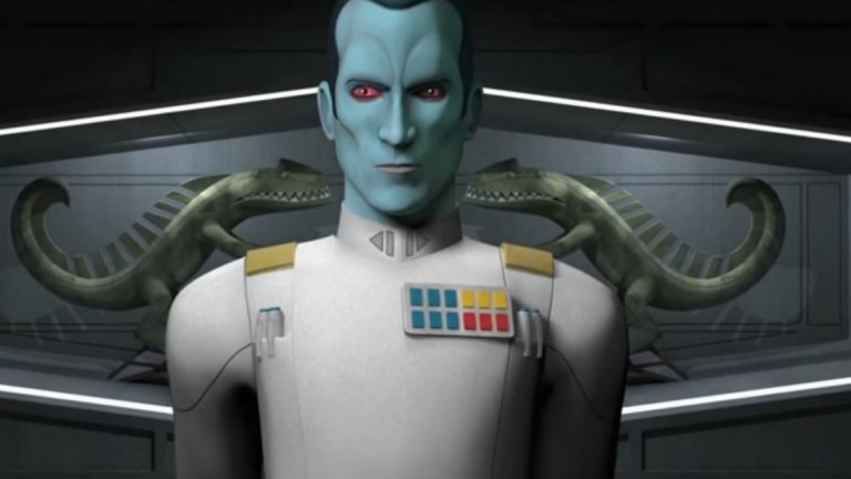 8.Върховен адмирал Траун - Траун има основна роля в Star Wars книгите на автора Тимъти Зан. Те бяха официално продължение на историята преди студиото LucasFilm да бъде купено от Disney. Популярността на персонажа обаче доведе до вкарването му в официалния канон. Това стана в анимационния сериал "Star Wars: Rebels", а след това самият Зан написа нова книга за създадения от него персонаж.
Траун е тактически гений и командир на една от флотилиите на Империята. Той вярва, че за да победиш врага си, трябва да го опознаеш – неговата история, традиции и изкуство. Именно това прави Траун толкова ефективен. А ние можем да се надяваме, че някой ден ще го видим и на киноекран, може би в някой от самостоятелните филми.