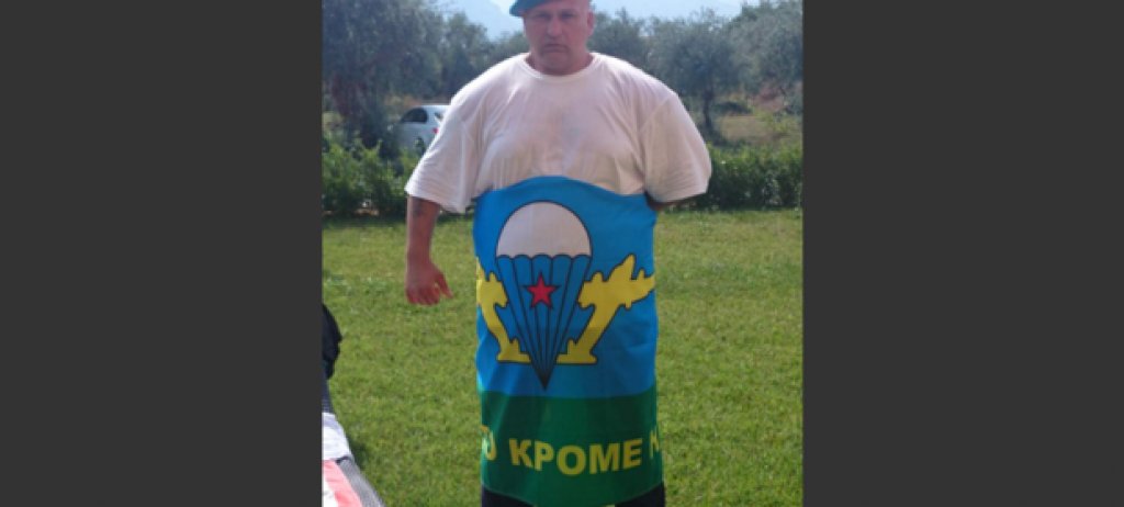 Близнаков, препасал флага на руските Въздушно-десантни войски