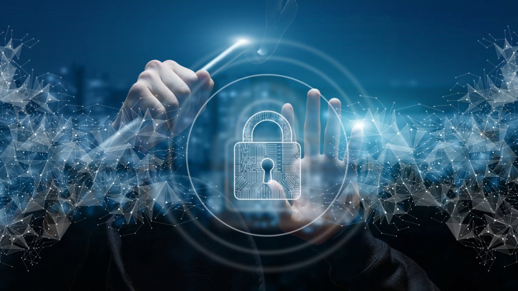Concepts of protecting the network from hacking hackers.