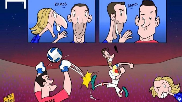 Интересната ситуация и как Рамос изпусна дузпата