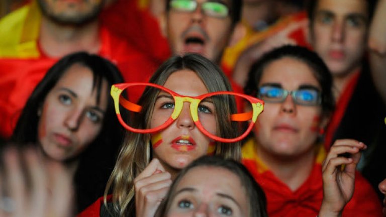 Европа в червено и жълто