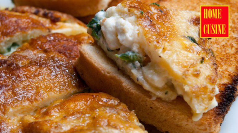 Омлет със спанак и козе сирене