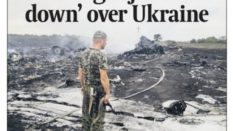"Пътнически самолет свален над Украйна" The Scotsman