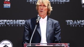 Michael Bay Hand And Footprint Ceremony