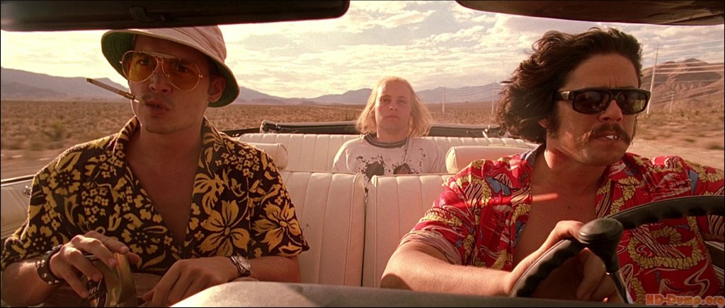 2. "Fear and Loathing in Las Vegas" 

Наркотици: Марихуана, мескалин, LSD, кокаин, амфетамини, барбитурати, етер, опиум, хашиш, хашишово масло, адренохром и натриев амитал.