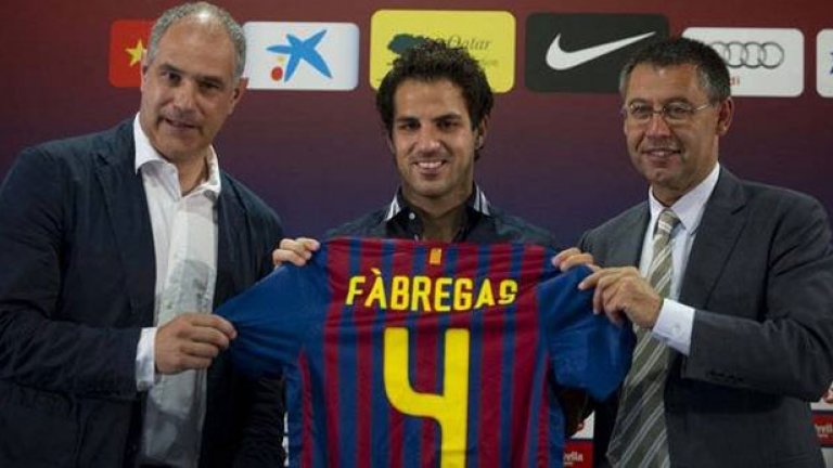 Сеск Фабрегас вече е №4 на Барселона, точно както преди 8 години предрече Хосеп Гуардиола