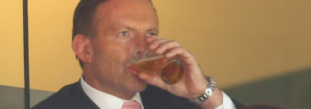 Tony Abbott beer