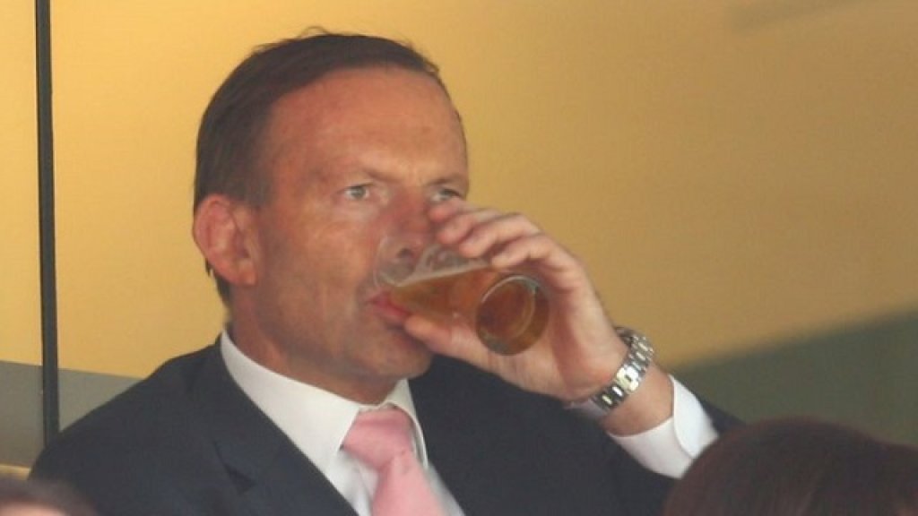Tony Abbott beer