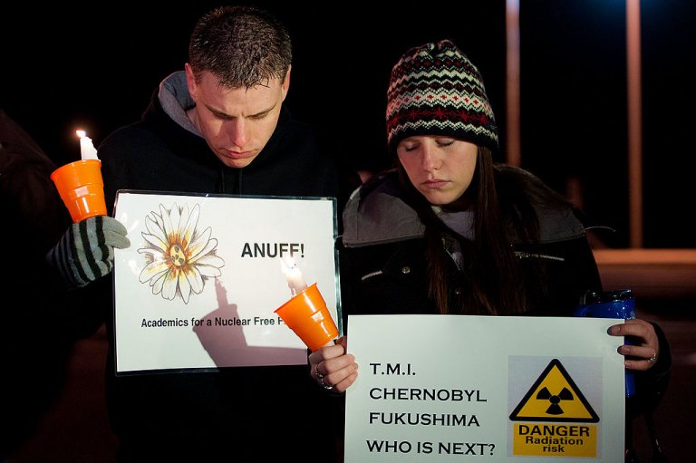 Протести срещу ядрената енергетика в Пенсилвания