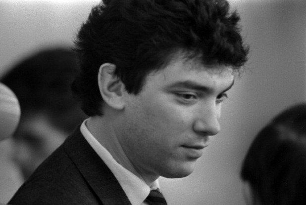 Младият Борис Немцов през 1995 г. 