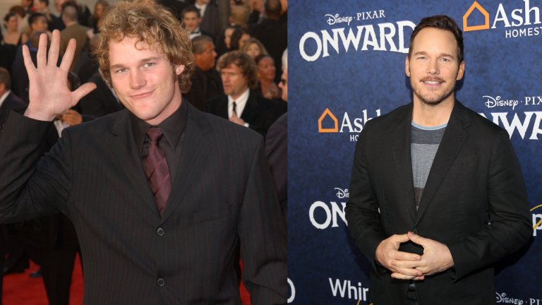 Крис Прат 
Крис Прат винаги е бил привлекателен по свой собствен начин. В не толкова далечното минало той е леко пухкав и с непокорна чуплива коса, докато трупа популярност с ролята на чаровния Анди от сериала “Паркове и отдих“ на NBC. След това обаче идва ролята на военноморски “тюлен“ във “Враг номер едно“ и Прат се захваща с чести посещения във фитнес залата. Скоро след края на снимките обаче актьорът доста бързо си връща загубените килограми.
Оказва се, че за Крис е доста трудно да си намира ангажименти в киното с по-пълната си фигура и този път решава, че промяната ще е за постоянно. Диета, много упражнения, кардио и вдигане на тежести и новият Прат е налице. Сега, на прага на 41-ия си рожден ден, актьорът може да е похвали, че изглежда далеч по-добре, отколкото на младини.