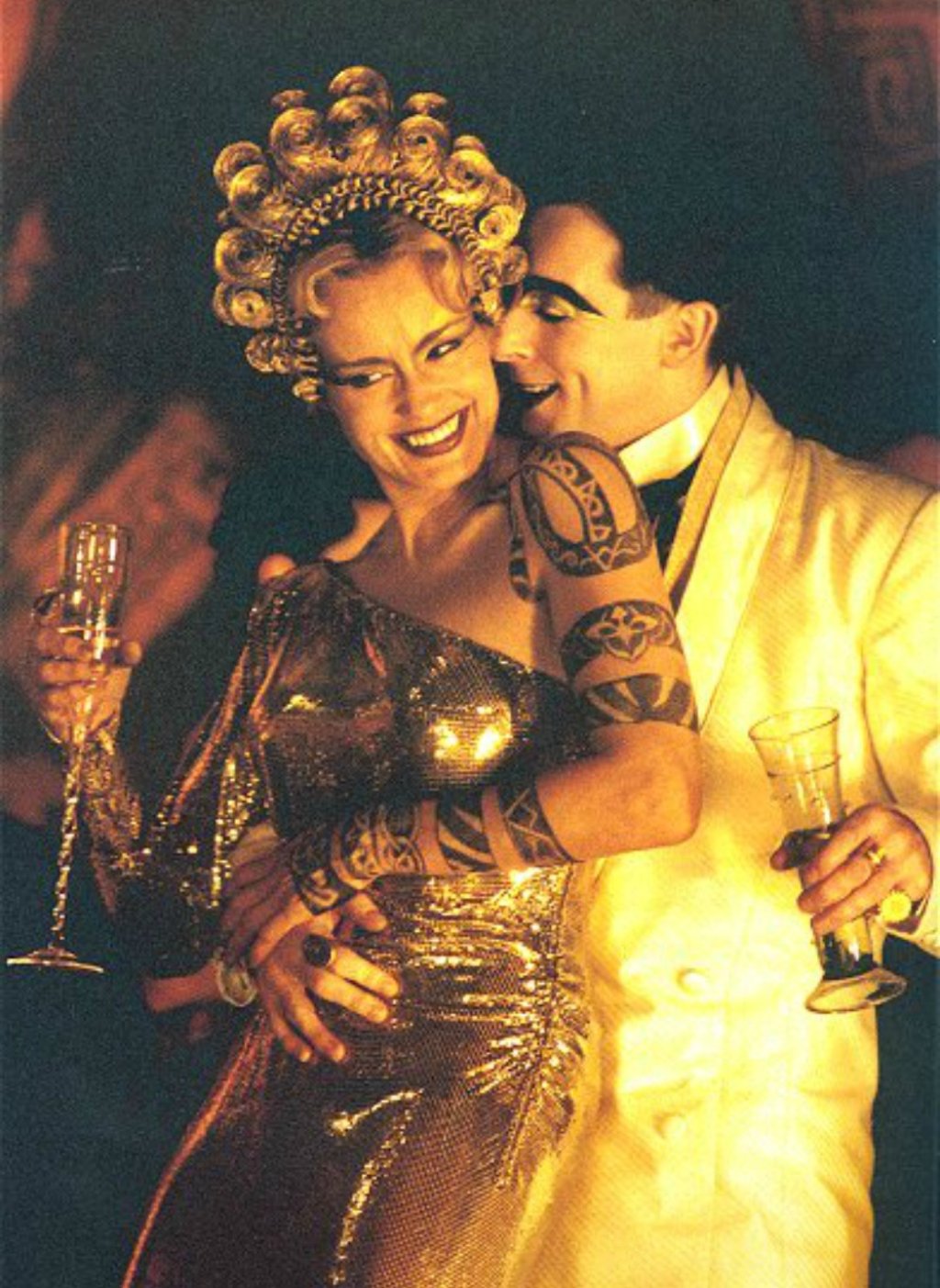 Джесика Ланг е Тамора в „Тит” (1999)