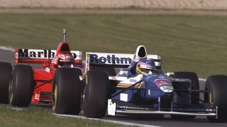 В първите си два сезона във Ferrari Шуми загуби битката срещу Williams, Деймън Хил и Жак Вилньов