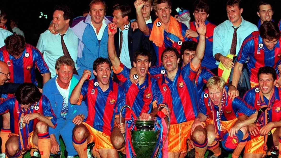 25 години по-късно, къде са те сега: Първите европейски шампиони на Барса с Кройф, Стоичков и Пеп...