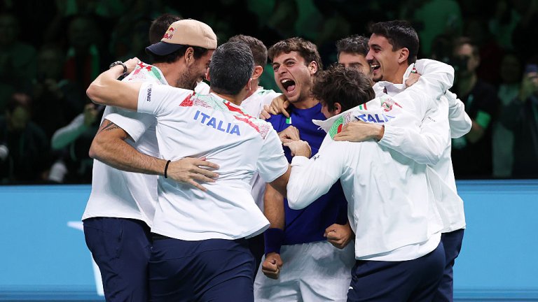 Трета поредна световна титла за Италия в тениса