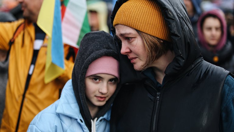 Протест в София в подкрепа на Украйна: "Не сме неутрални"